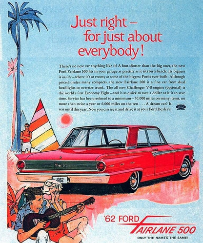 1962-1965 Ford Fairlane & Mercury Meteor Dash Pad