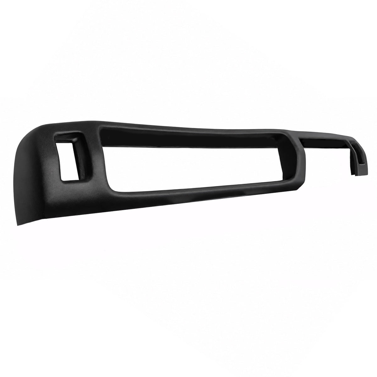 1972-1979 Datsun 620 Pickup SoftCap dash cover in black, driver side angle view