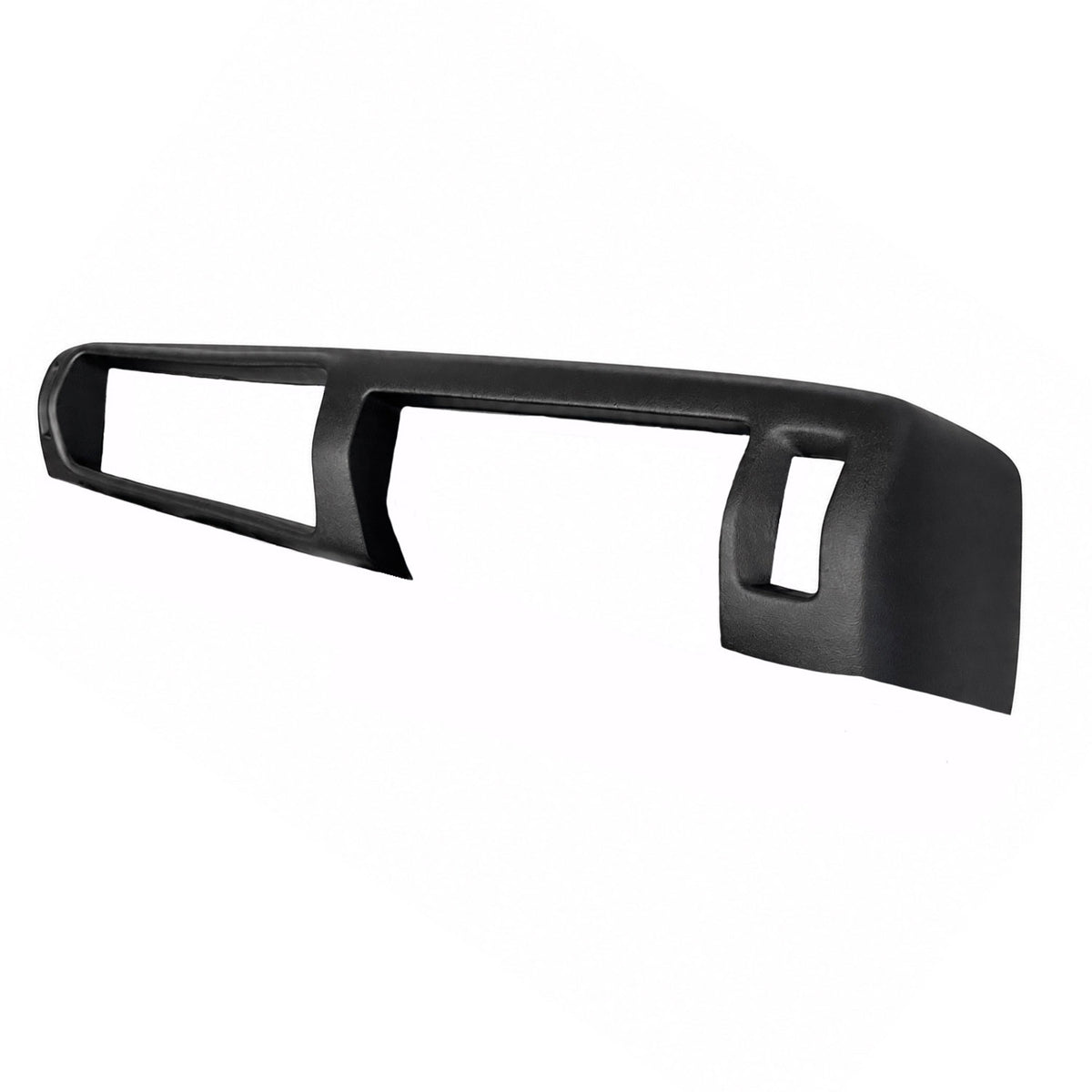 1972-1979 Datsun 620 Pickup SoftCap dash cover in black, passenger side angle view