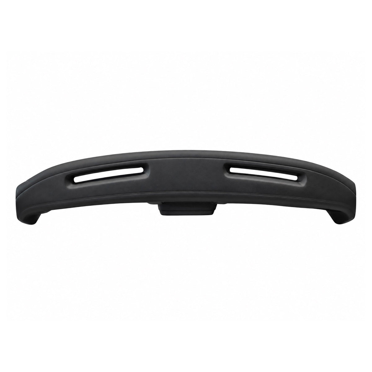 1978-1980 Chevrolet Monte Carlo / El Camino / Malibu SoftCap dash cover in black, top view with defroster openings