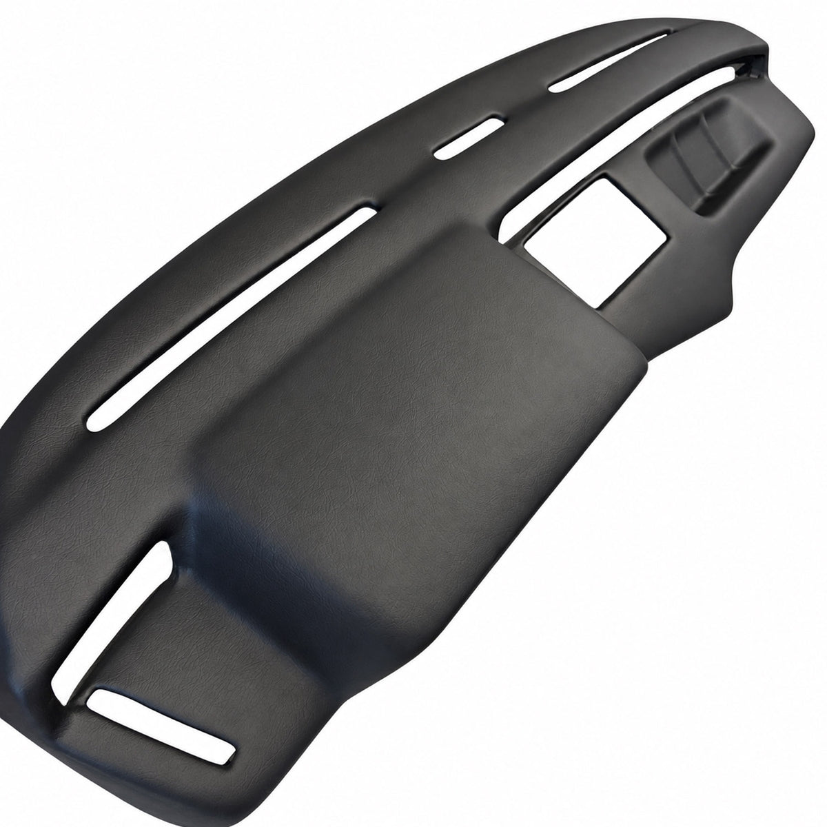 1980-1983 BMW 3 Series (E21) SoftCap dash cover in black, close-up of instrument cluster hood and top pad