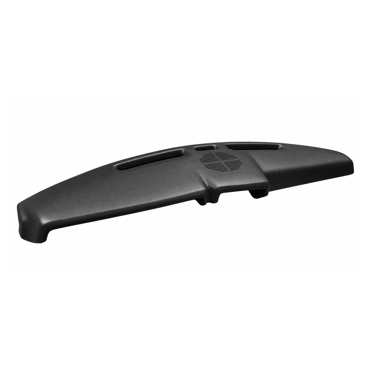 1980-1986 Ford Bronco & F-Series Pickup SoftCap dash cover in black, angled full dash view