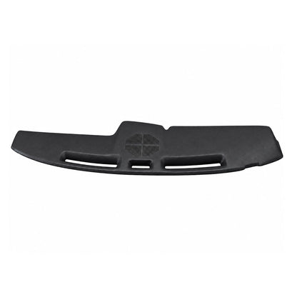 1980-1986 Ford Bronco & F-Series Pickup SoftCap dash cover in black, top view with defroster vents and speaker grille