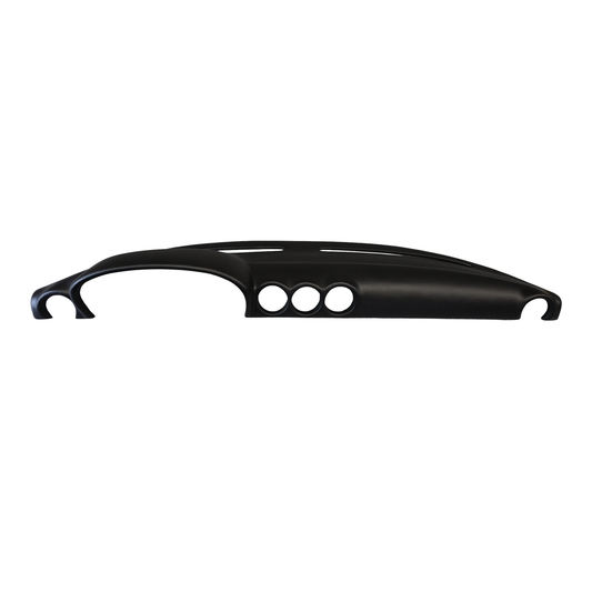 Just Dashes SoftCap black dash cover overlay for Mercedes-Benz R107 SL/SLC.