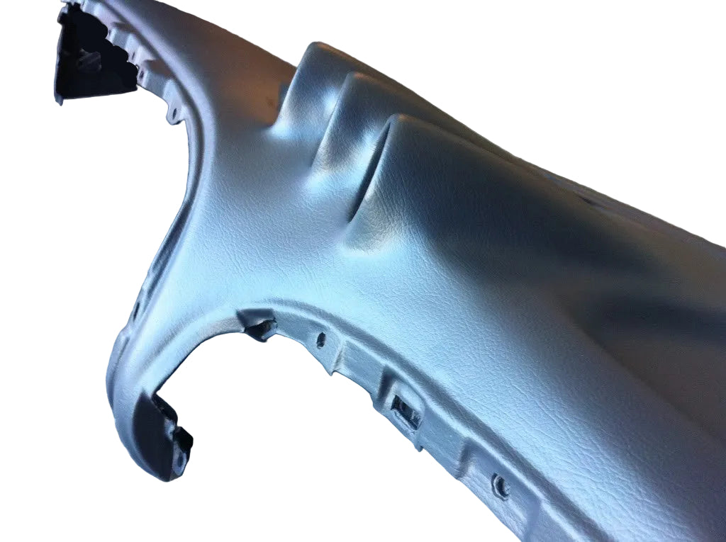 Dodge Ram dash pad side profile highlighting curvature and edge detail