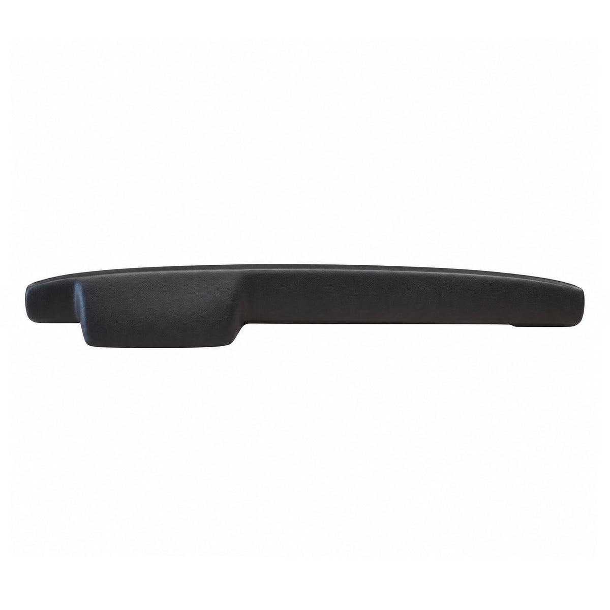 Black SoftCap dash cover for 1975-1980 Volvo 240 and 260 Series, view from the windshield side