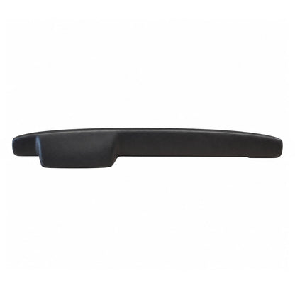 Black SoftCap dash cover for 1975-1980 Volvo 240 and 260 Series, view from the windshield side