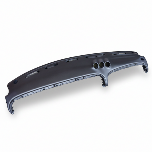 Dodge Ram dash pad reproduction full view showing 3 gauge pods and contours