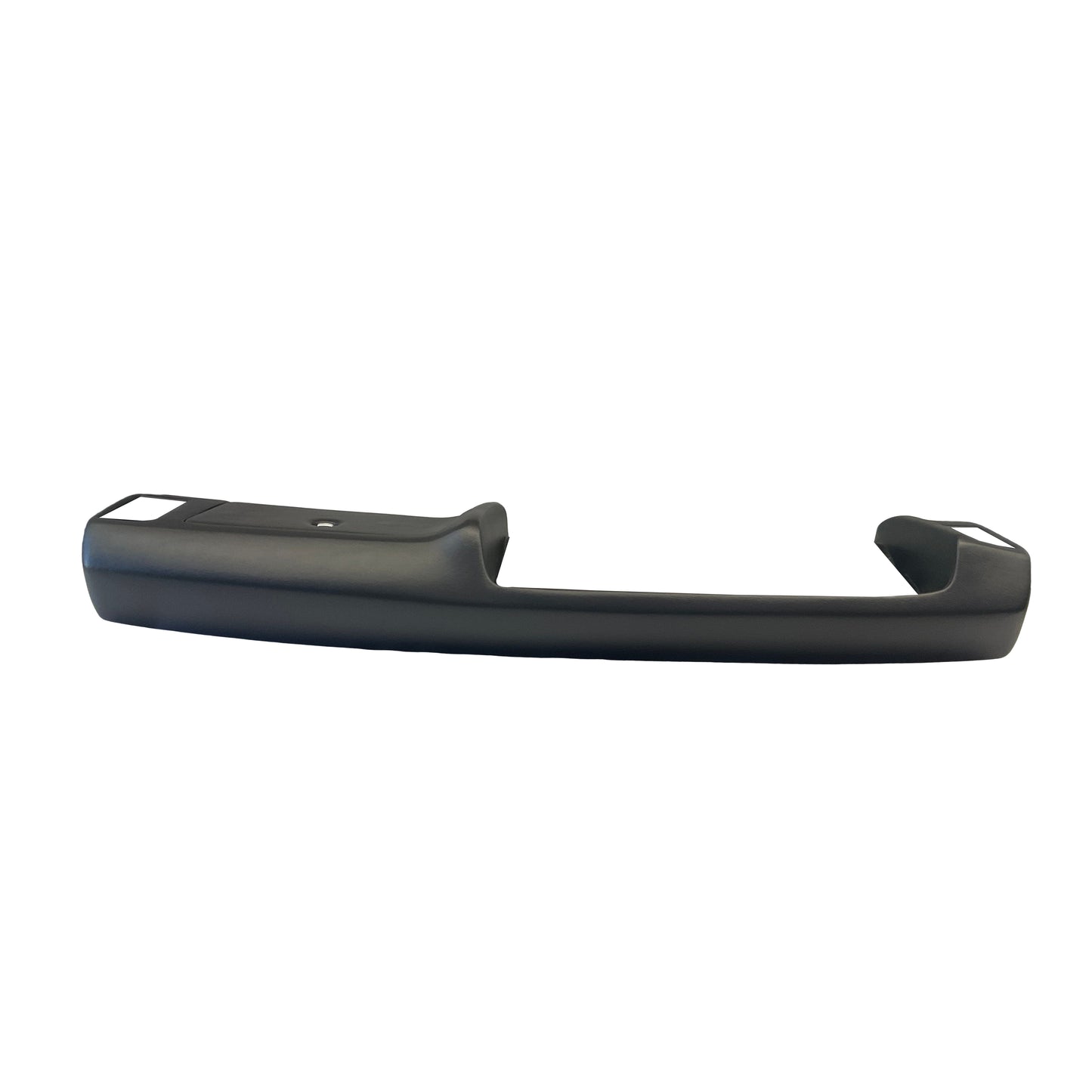 1970-1972 Pontiac GTO / LeMans SoftCap dash cover in black, low rear view highlighting the full dashboard cover profile and openings