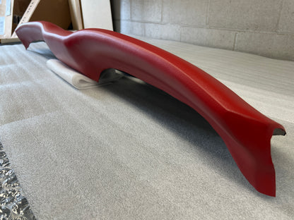 Front edge of custom color Ford Falcon reproduction dash pad