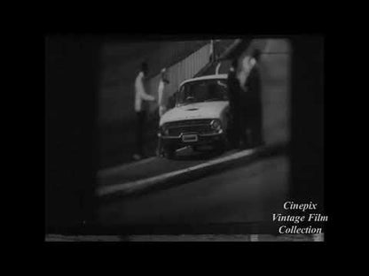 Vintage 1960s Ford Falcon TV commercial showcasing the car's interior luxury, performance, and the "Trim, Taut, Terrific" design language of the early 60s.