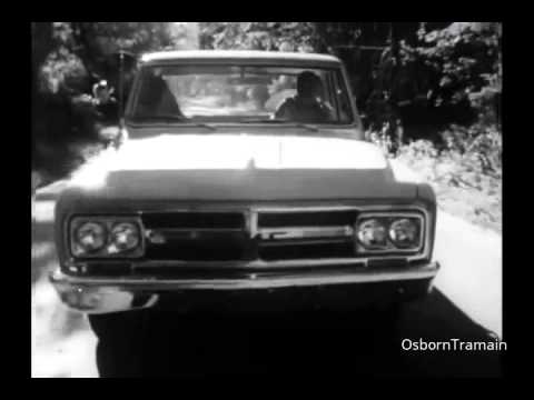 1967 GMC Pickup "Cops & Robbers" commercial highlighting the rugged build, bucket seats, and luxury interior—the inspiration for our premium C10 and GMC dash pad restorations.